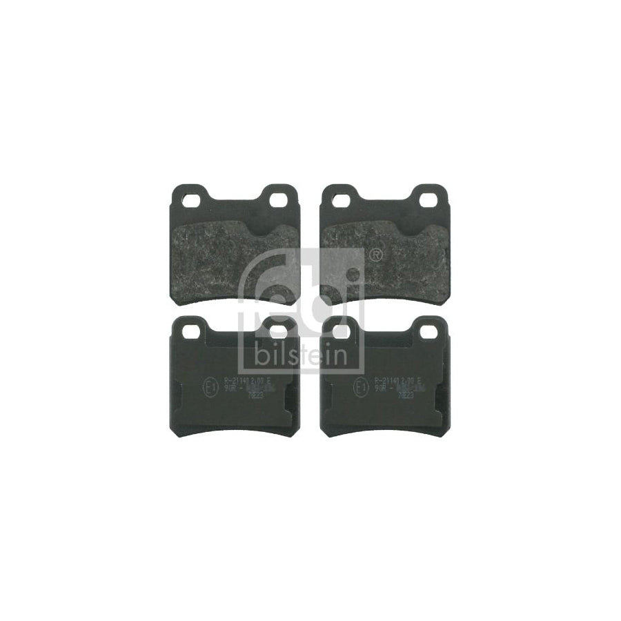 Febi Bilstein 16135 Brake Pad Set Rear Axle Excl Wear Warning Contact