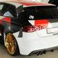 Rieger 00099356 Audi 8V A3 Rear Diffuser for Twin Tailpipe Left & Right - Carbon-Look