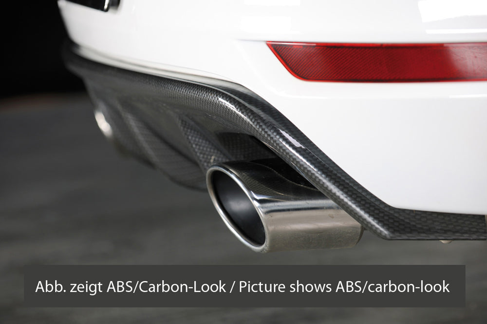 Rieger 00059522 VW Mk6 Golf Rear Diffuser (GTI & GTD) -  Matte Black