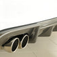 Rieger 00099356 Audi 8V A3 Rear Diffuser for Twin Tailpipe Left & Right - Carbon-Look