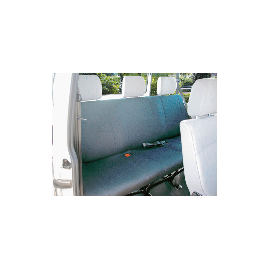 WALSER 10472 Car seat cover for VW TRANSPORTER Grey, Polyester, Rear