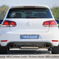 Rieger 00059522 VW Mk6 Golf Rear Diffuser (GTI & GTD) -  Matte Black