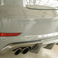 Rieger 00099367 Audi 8V A3 Rear Diffuser for Twin Tailpipe Left - Carbon-Look
