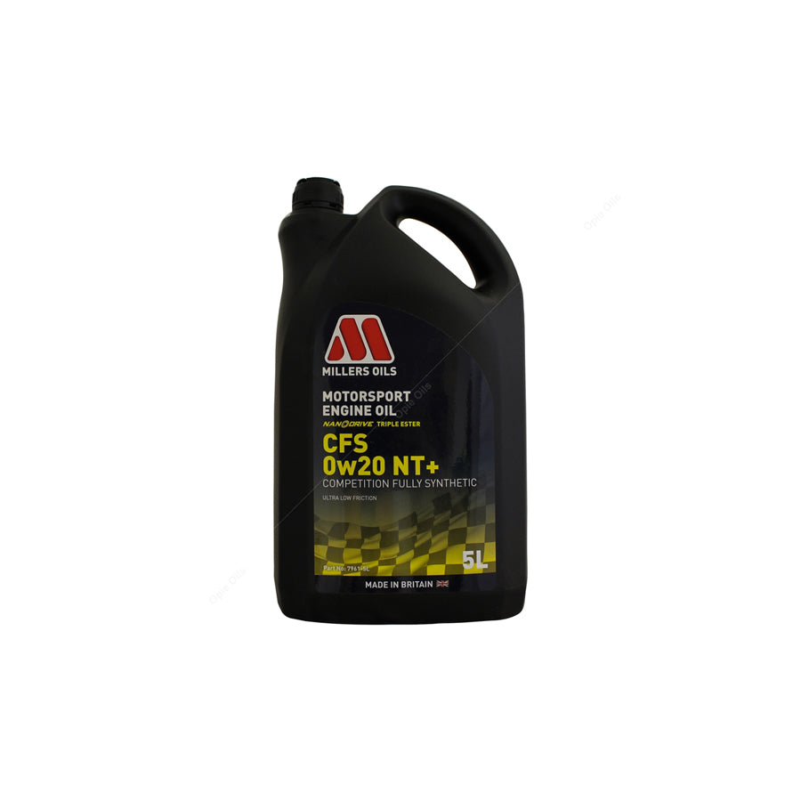 Millers Oils Motorsport CFS 0w20 NT+ Fully Synthetic Engine Oil 5l