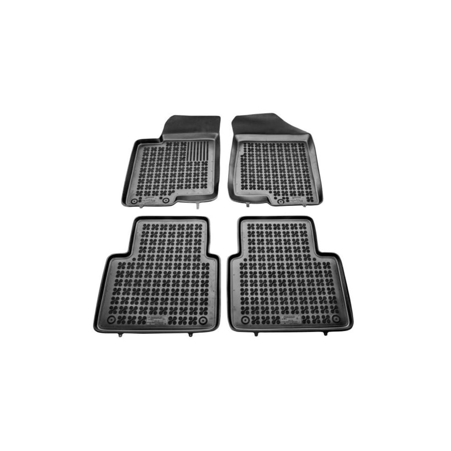 REZAW PLAST 201603 Floor mat set for HYUNDAI Sonata V (NF) Elastomer, Front and Rear, Black