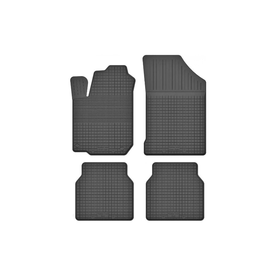 KEGEL 5-8203-785-4010 Floor mat set Elastomer, Front and Rear, Quantity: 1, Black