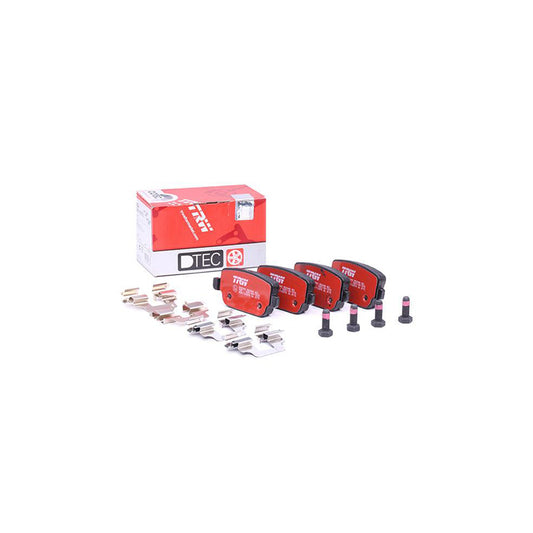 TRW Dtec Cotec Gdb1732Dte Brake Pad Set Not Prepared For Wear Indicator With Brake Caliper Screws With Accessories