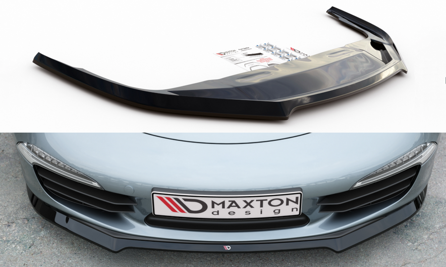 Maxton Design PO-911-991-FD1T+FD1RT Front Splitter V.1 Porsche 911 Carrera 991 | Duco Car Parts UK Car Parts