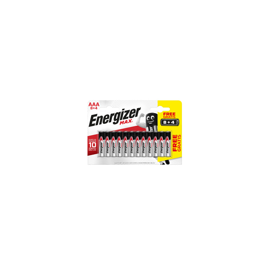 ENERGIZER Max Alk AAA BP12 8+4