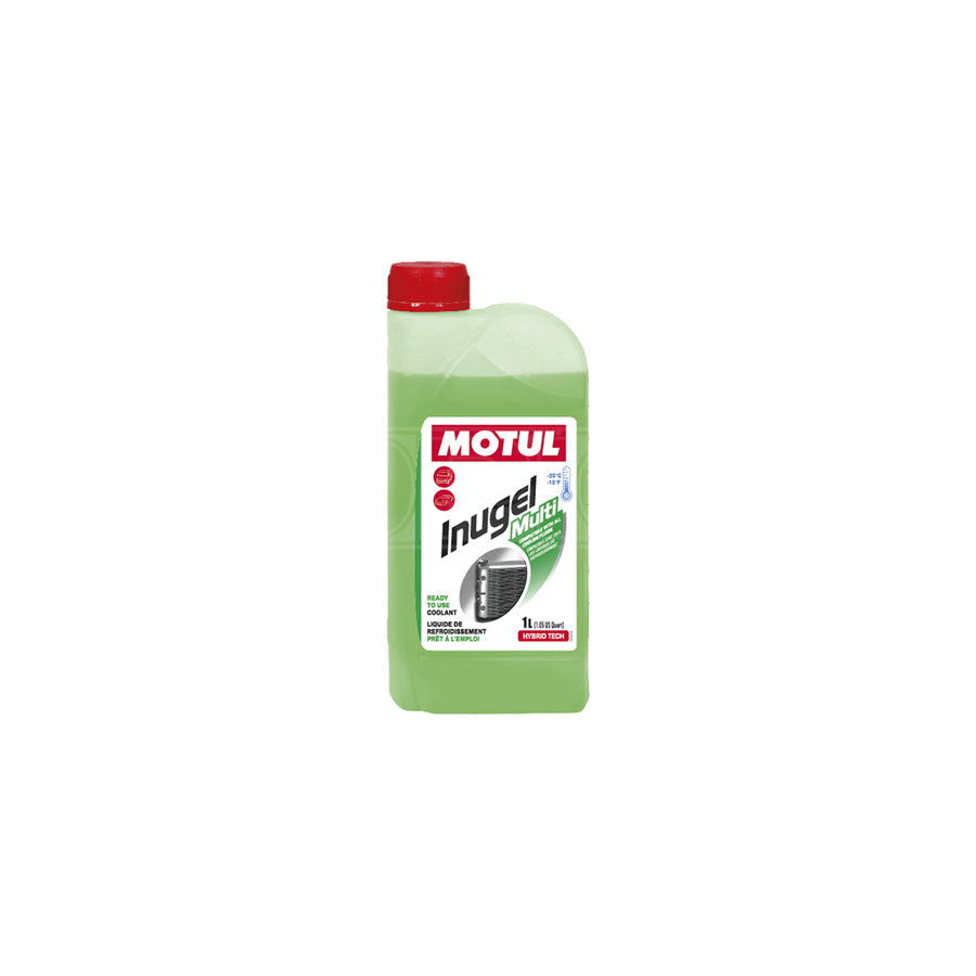 Motul Inugel Multi -25 Degrees Celsius Antifreeze / Coolant - Ready to use 1l