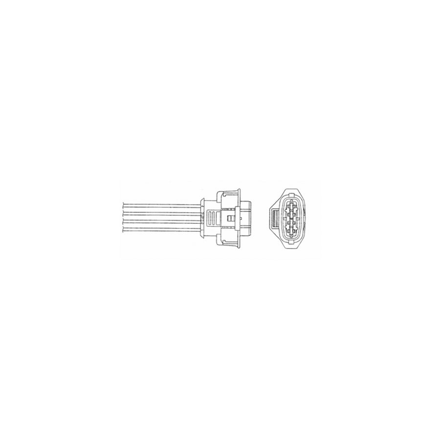 NTK Lambda Sensor / O2 Sensor (NGK 93122) - OZA770-EE45
