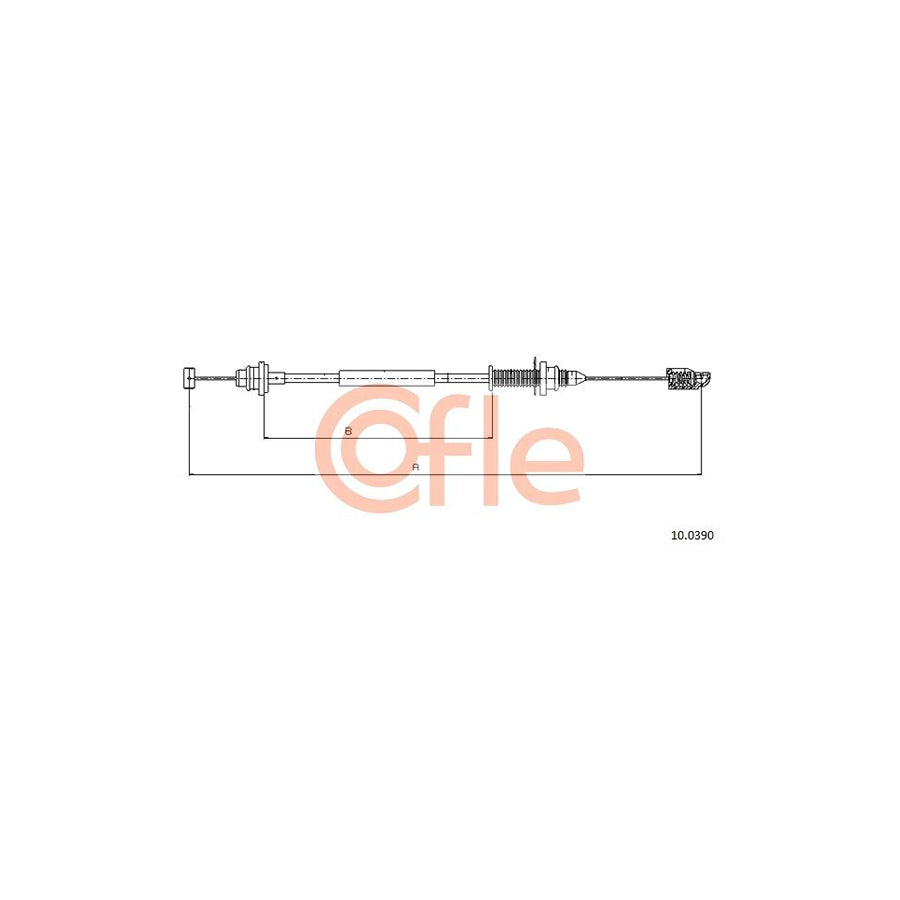 COFLE 10.0390 Throttle Cable | Duco Car Parts UK Car Parts