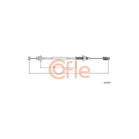 COFLE 10.0390 Throttle Cable | Duco Car Parts UK Car Parts
