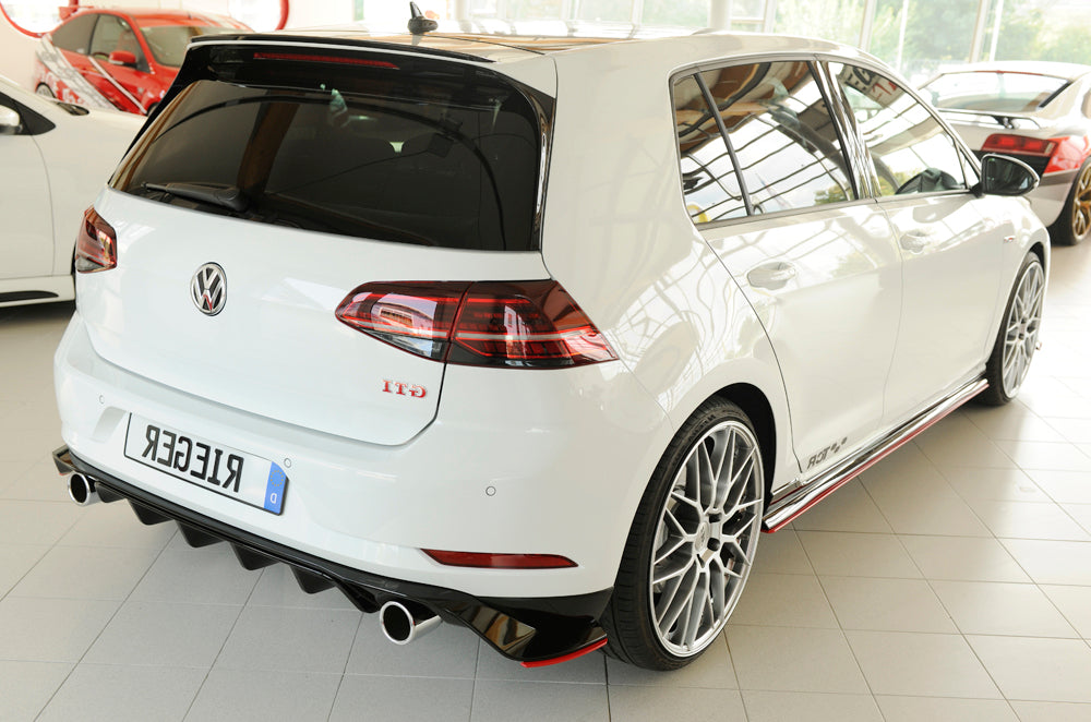 Rieger 00059519 VW Mk7 Golf GTI-TCR Right Rear Side Splitter