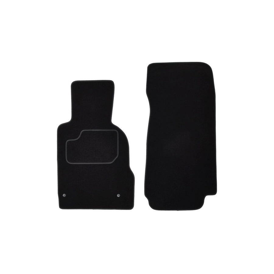 MAMMOOTH A041 NIS157 PRM 01 Floor mat set for NISSAN Pulsar Hatchback (C13) Textile, Front and Rear, Quantity: 4, Black