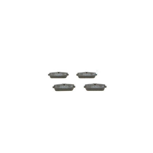 Bosch 0986494190 Brake Pad Set With Acoustic Wear Warning With Anti Squeak Plate BP1136