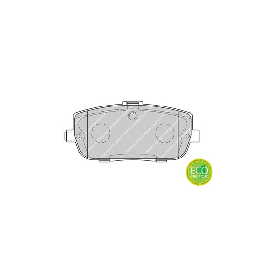 Ferodo Premier Eco Friction Fdb1894 Brake Pad Set With Acoustic Wear Warning Without Accessories