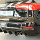 Rieger 00088236 Ford DEH Focus 4 Rear Diffuser for Original Twin Tailpipe RIght (Inc. Focus 4 ST) - Glossy Black