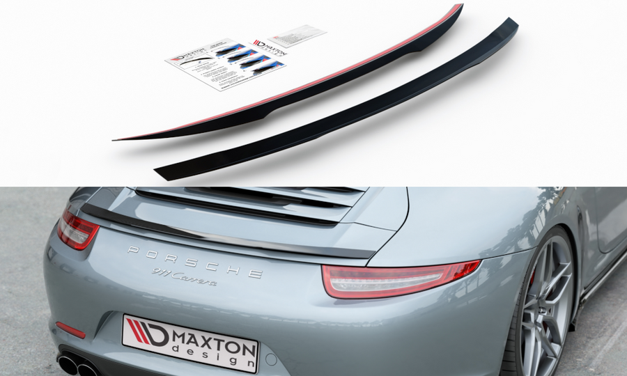 Maxton Design PO-911-991-CAP1T Spoiler Cap Porsche 911 Carrera 991 | Duco Car Parts UK Car Parts