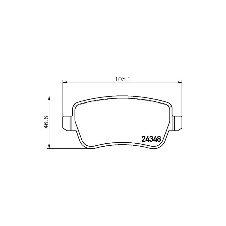 Hella 8DB 355 012 421 Brake Pad Set For Fiat Croma Ii Estate 194 Not Prepared For Wear Indicator With Brake Caliper Screws