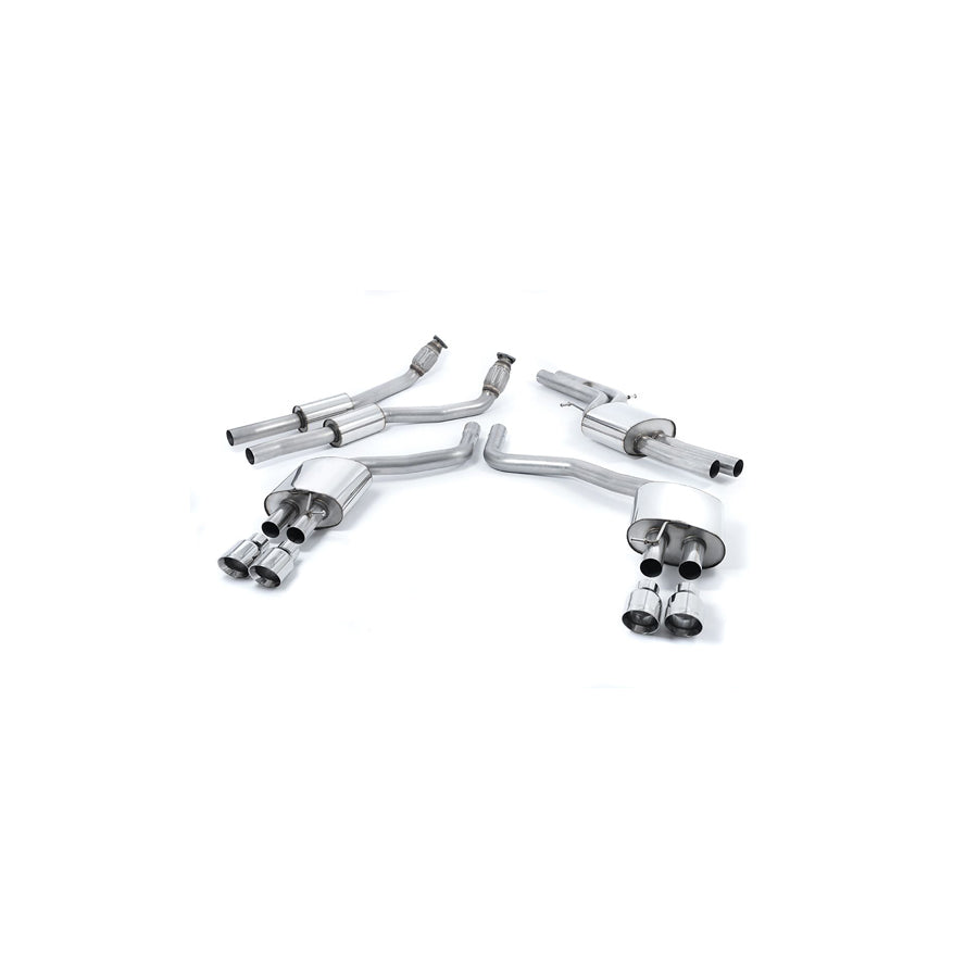MillTek Audi C7 Resonated Cat-Back Exhaust System S6 S7