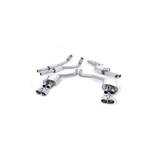 MillTek Audi C7 Resonated Cat-Back Exhaust System S6 S7