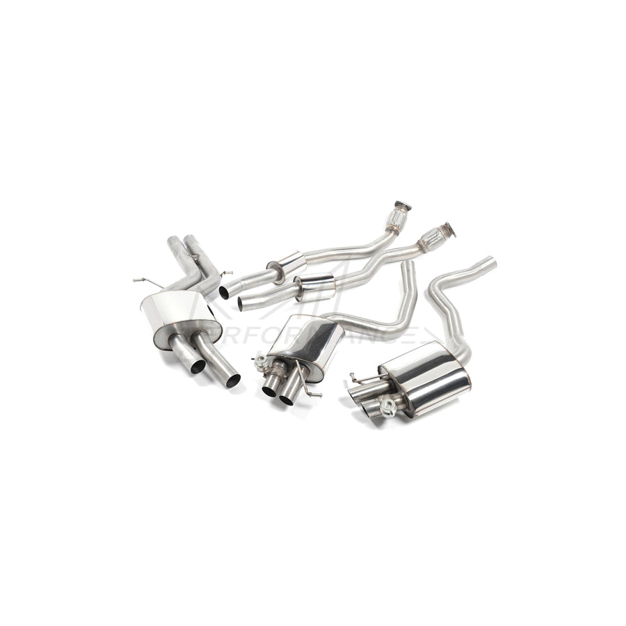 MillTek Audi B8 RS5 Non-Resonated Cat-Back Exhaust