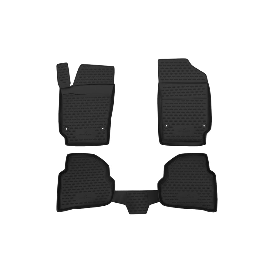 WALSER Tailored, XTR 75132 Floor mat set Elastomer, Front and Rear