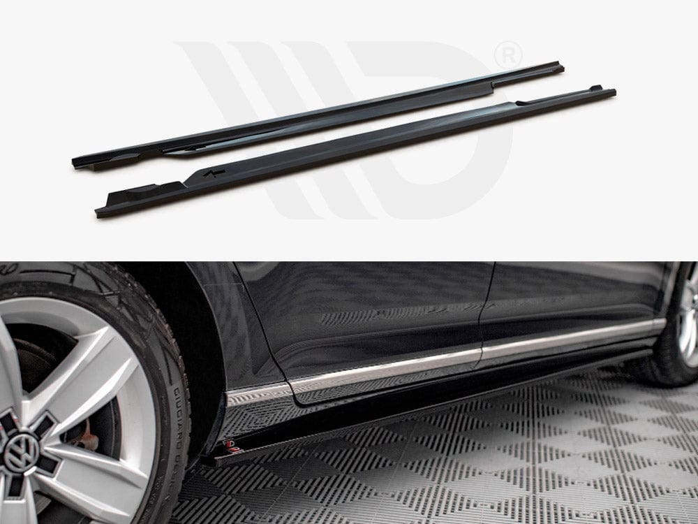 Maxton Design VW-PA-B8F-SD1T Side Skirts Diffusers VW Passat B8 Facelift (2019-) | Duco Car Parts UK Car Parts