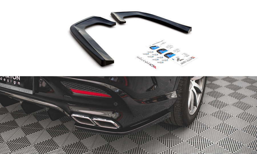 Maxton Design ME-GLE-C292-AMG-RSD2T Rear Side Splitters V.2 Mercedes Benz GLE63 AMG Coupe C292 | Duco Car Parts UK Car Parts