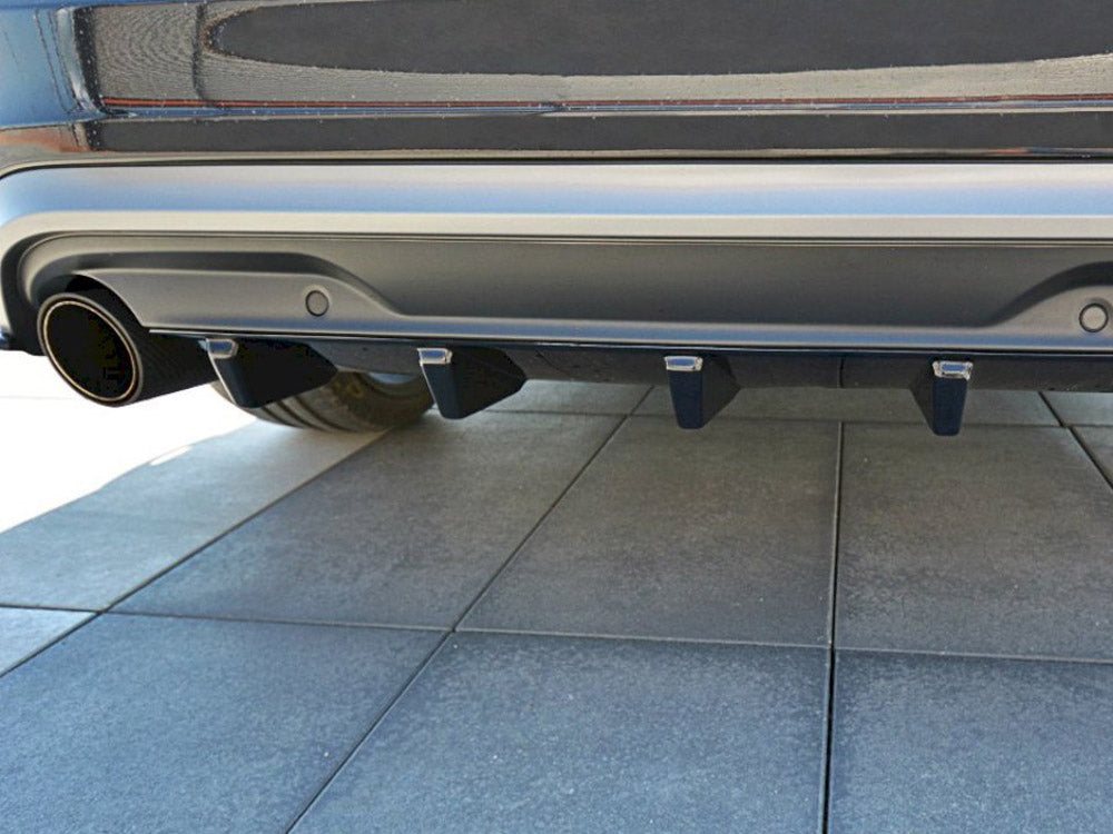 Maxton Design VO-V60-1F-PS-RS1T Rear Valance Volvo V60 Polestar Facelift (2014-2018) | Duco Car Parts UK Car Parts