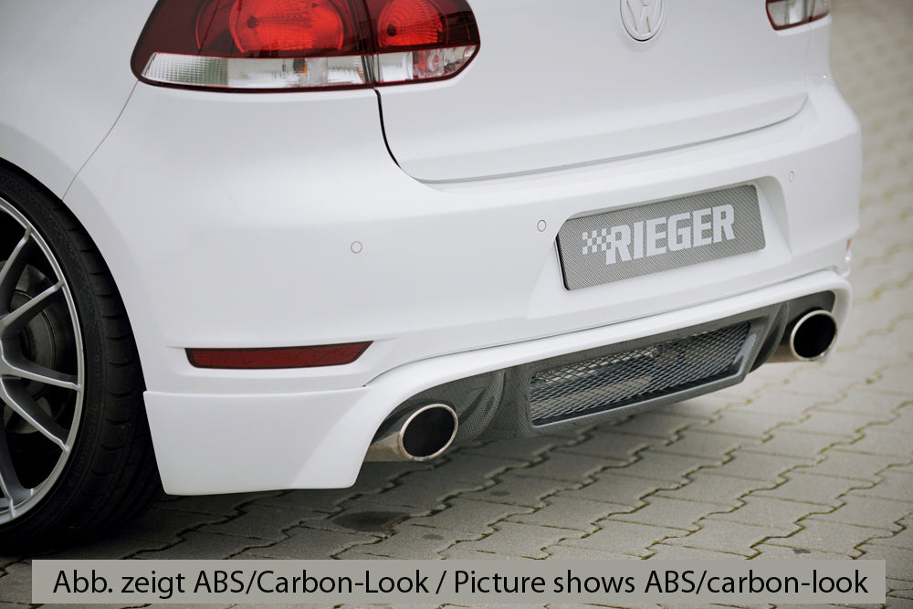 Rieger 00059527 VW Mk6 Golf Rear Diffuser (GTI & GTD)