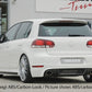 Rieger 00059527 VW Mk6 Golf Rear Diffuser (GTI & GTD) -  Matte Black