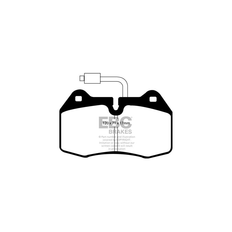 EBC PLK1464 Ferrari 550 Yellowstuff Pads and Brake Line Performance Pack - Brembo Caliper 2 | Duco Car Parts UK Car Parts