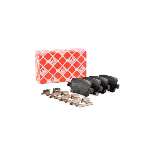 Febi Bilstein 171397 Brake Pad Set Rear Axle With Acoustic Wear Warning With Attachment Material