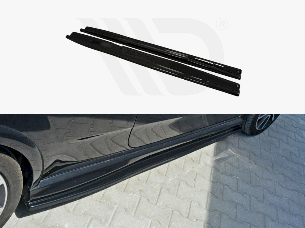 Maxton Design FI-PU-EVO-AB-SD1T Side Skirts Diffusers Fiat Punto Evo Abarth (2010-2014) | Duco Car Parts UK Car Parts