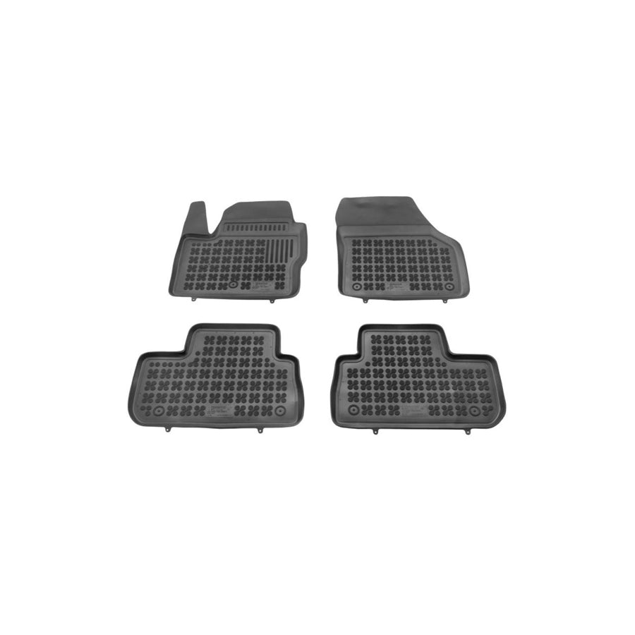REZAW PLAST 202901 Floor mat set for LAND ROVER Freelander 2 Off-Road (L359) Elastomer, Front and Rear, Black