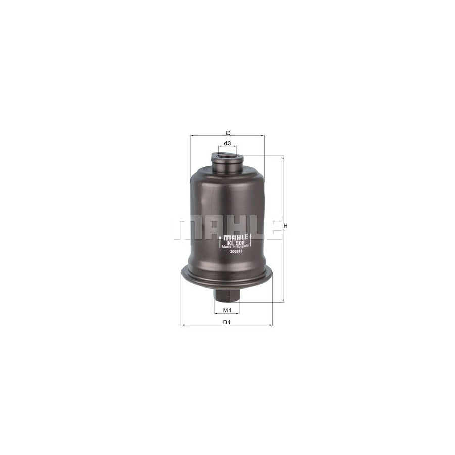 MAHLE ORIGINAL KL 508 Fuel filter In-Line Filter