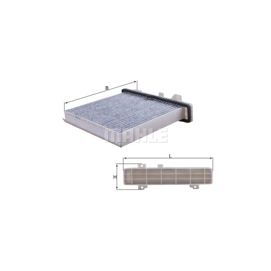 MAHLE ORIGINAL LAK 589 Pollen filter Activated Carbon Filter
