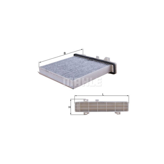 MAHLE ORIGINAL LAK 589 Pollen filter Activated Carbon Filter