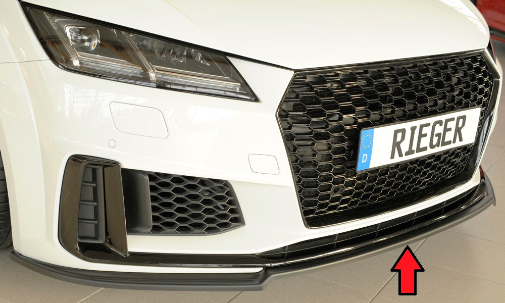 Rieger 00055180 Audi 8J-FV 8S Front Splitter (TT & TTS)