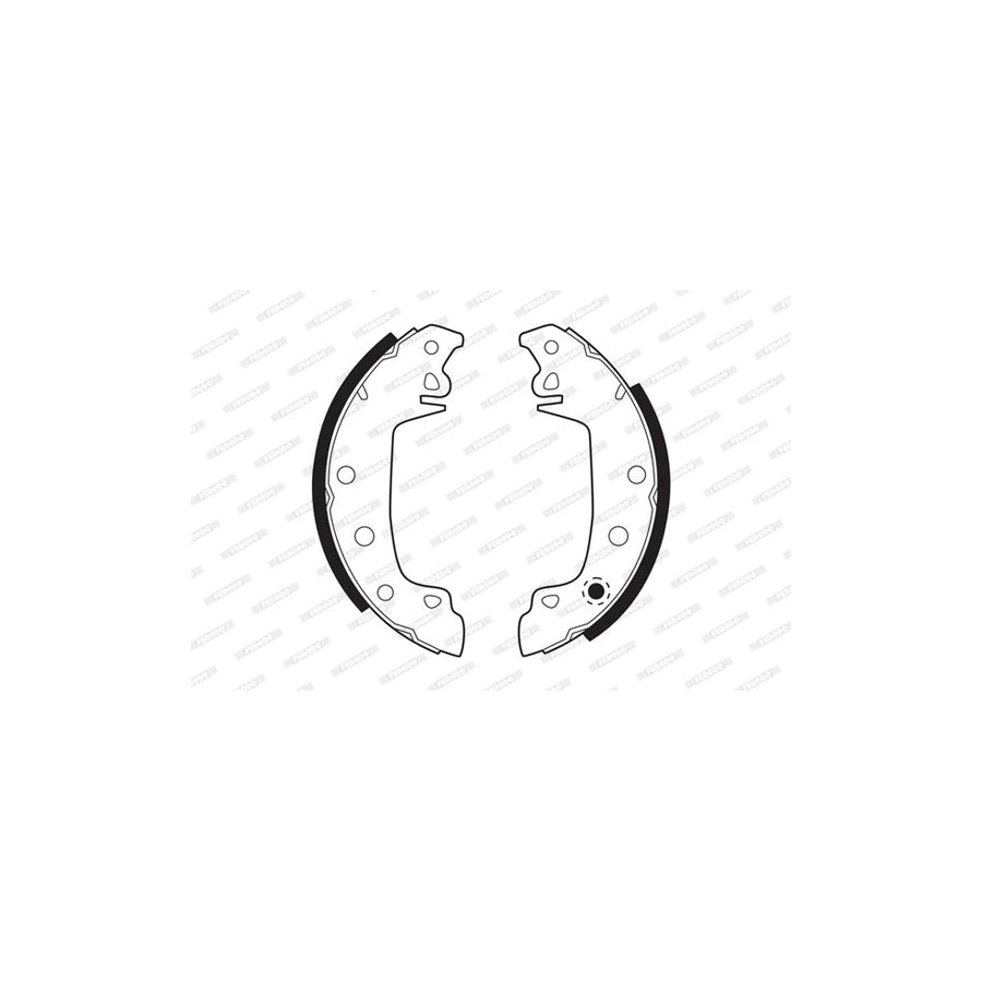 FERODO PREMIER FSB43 Brake Shoe Set with accessories