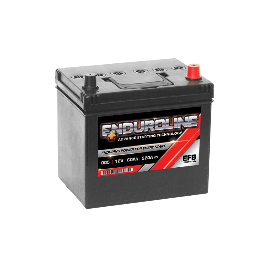 Enduroline 005L EFB Start Stop Car Battery 60Ah