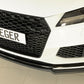 Rieger 00055180 Audi 8J-FV 8S Front Splitter (TT & TTS) -  Matte Black