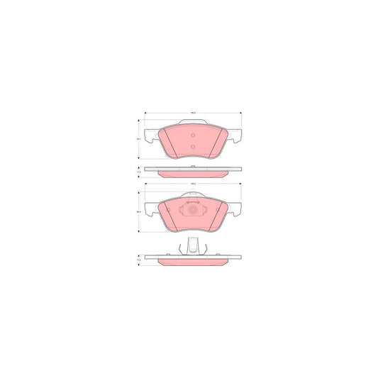 TRW Gdb3272 Brake Pad Set For Nissan Primera Not Prepared For Wear Indicator