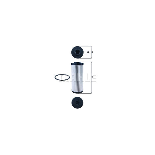 MAHLE ORIGINAL OX 815D Oil Filter Filter Insert