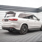 Maxton Design Mercedes Benz GLS-Class AMG-Line X167 Central Rear Splitter (with vertical bars)