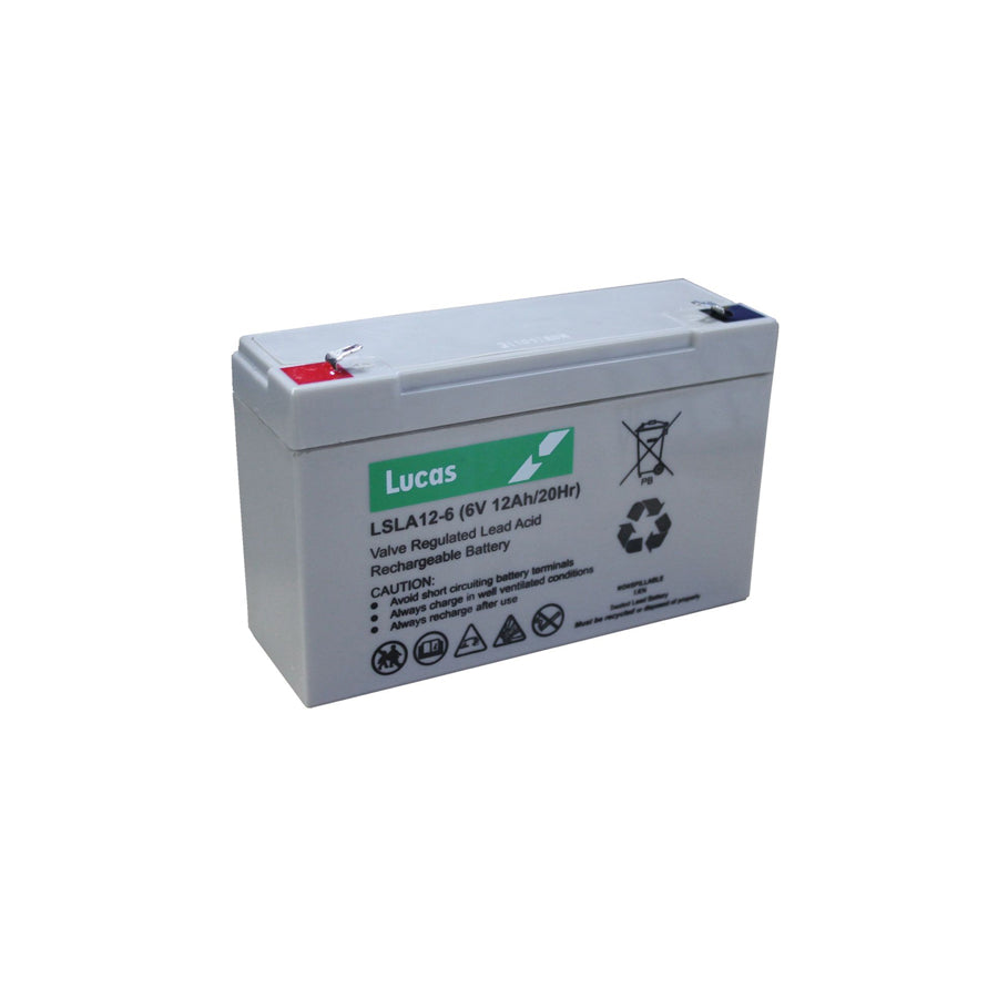 Lucas LSLA12-6 SLA Battery 6V 12Ah