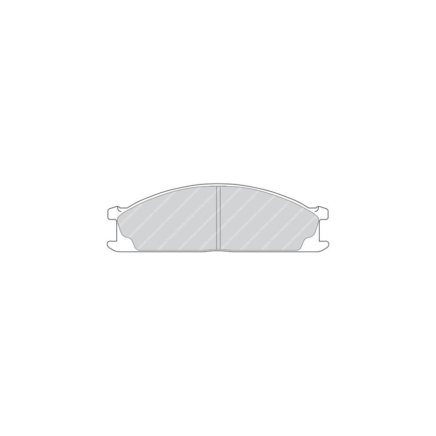 Ferodo Premier Fdb641 Brake Pad Set With Acoustic Wear Warning