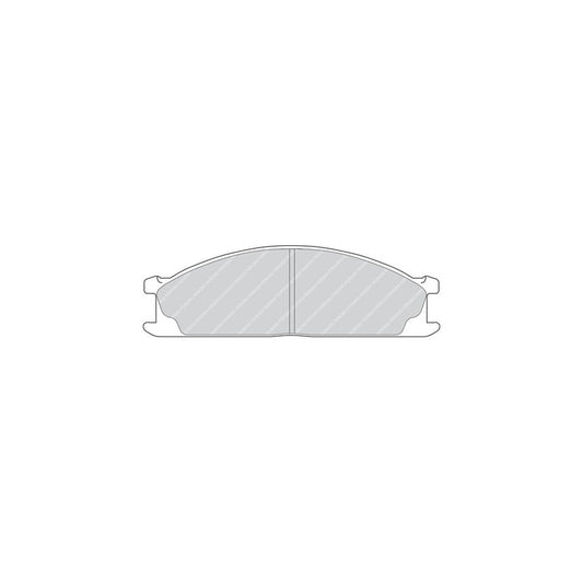 Ferodo Premier Fdb641 Brake Pad Set With Acoustic Wear Warning